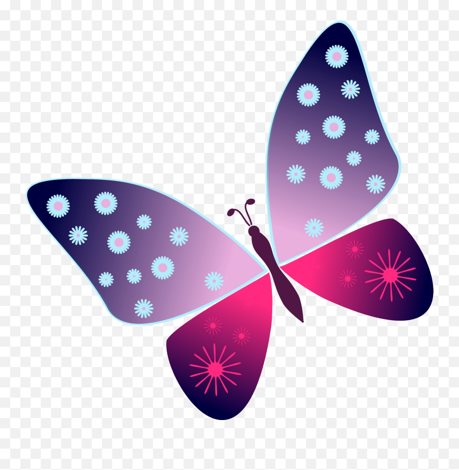 Purple Butterfly Clipart Free Download Transparent Png Emoji,Purple Butterfly Png
