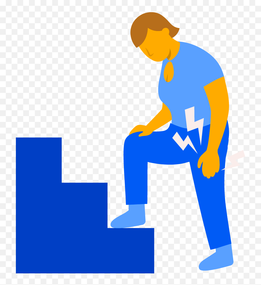 Hip Bursitis Symptoms Treatments U0026 Prevention Emoji,Person Walking Up Stairs Png