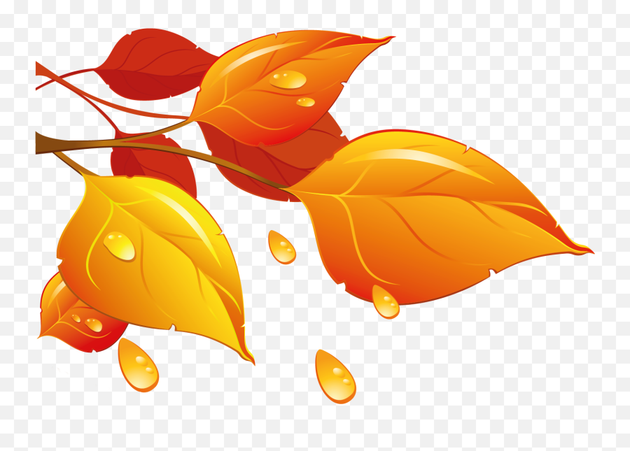 Transparent Autumn Leaves Png Clipart - Transparent Background Fall Clipart Transparent Emoji,Fall Leaves Clipart