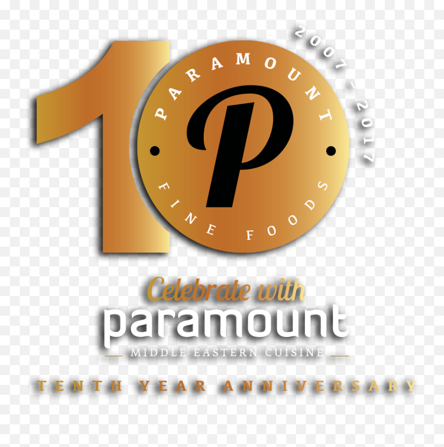 Paramount Welcome 10y Logo - Food Full Size Png Download Dot Emoji,Paramount Logo
