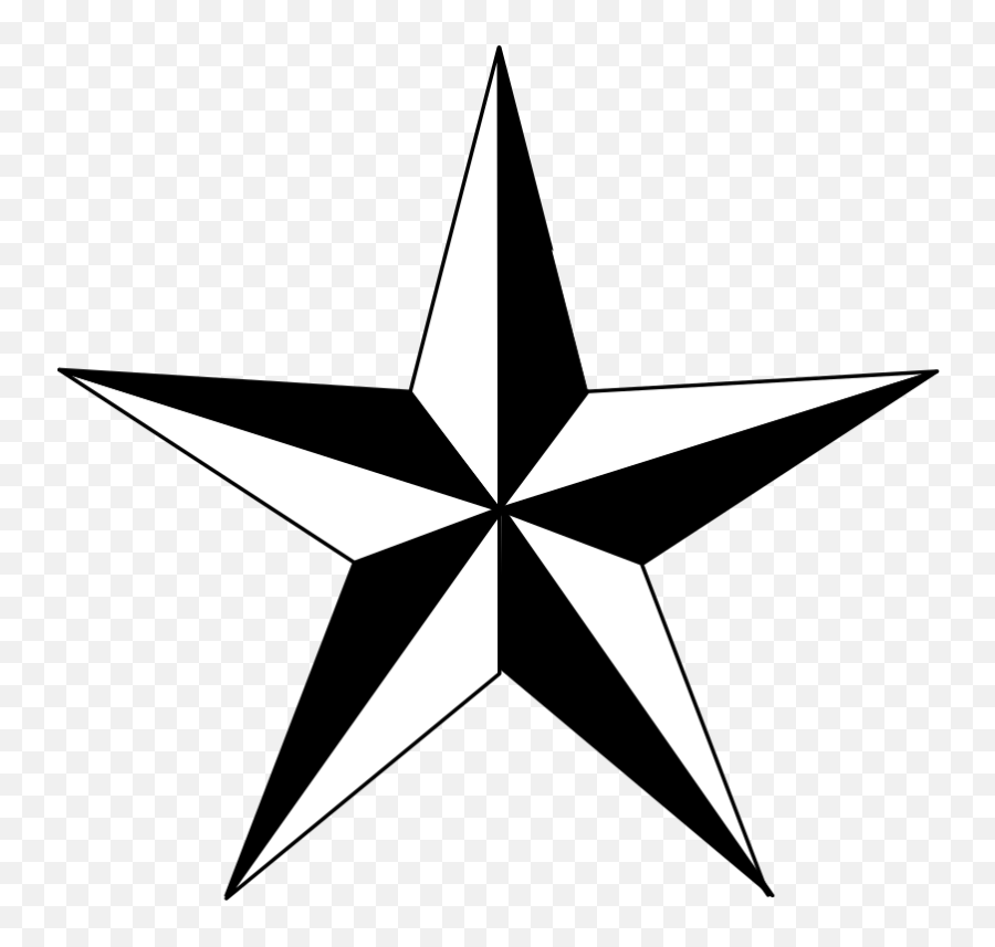 Star Clipart Silhouette Clip Art - Nautical Star Clipart Emoji,Star Clipart