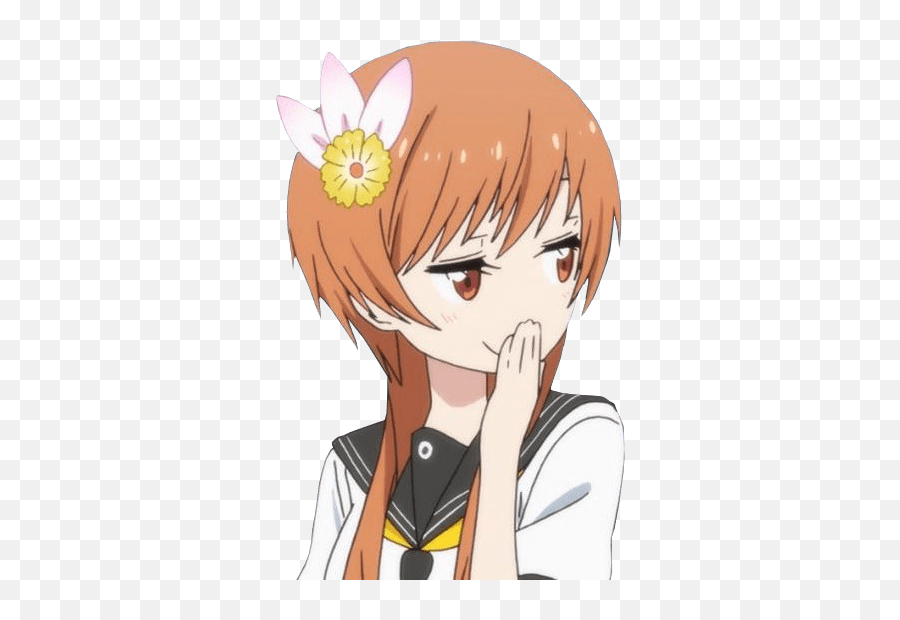 Anime Girl Smug Face Posted - Smug Marika Tachibana Emoji,Anime Face Transparent