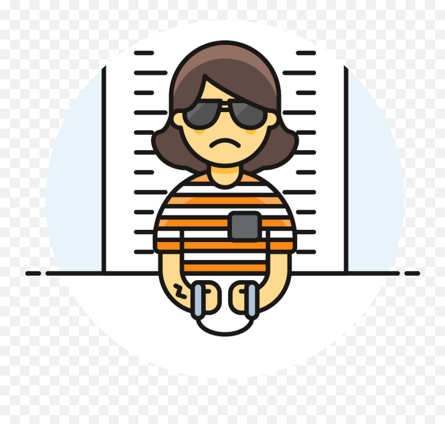 115 Prisoner Female Asian - Cartoon Clipart Full Size Female Prisoner Clipart Emoji,Female Clipart
