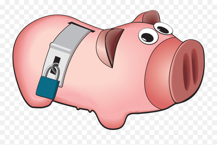 Piggy Png Clipart - Lazy Town Piggy Bank Emoji,Lazy Clipart
