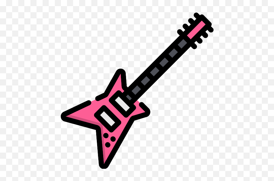 Electric Guitar Vector Svg Icon 76 - Png Repo Free Png Icons Pink Guitar Png Icon Emoji,Guitar Png