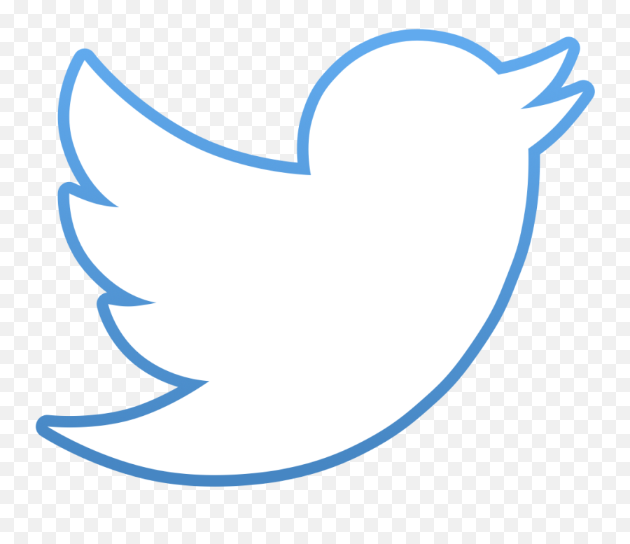 Download Hd Twitter Bird Logo Outline - Wuppie Transparent Transparent Background Twitter Logo White Emoji,Twitter Bird Png