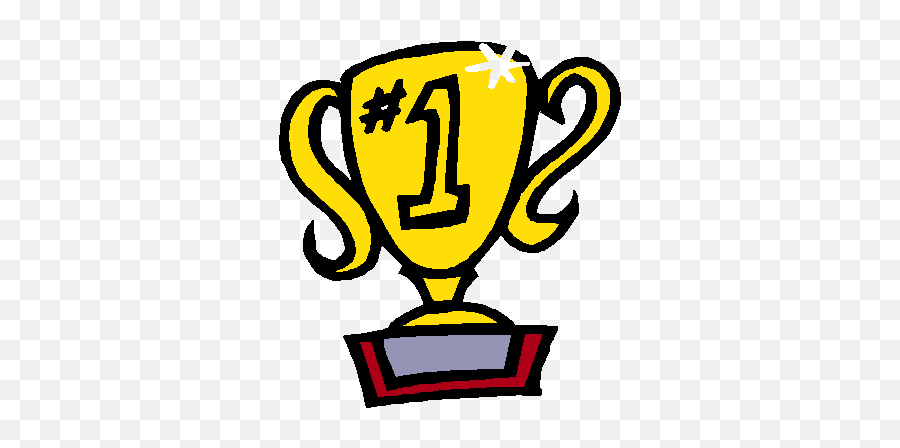 Best Trophy Clipart - Cartoon Trophy Clipart Png Emoji,Trophy Clipart