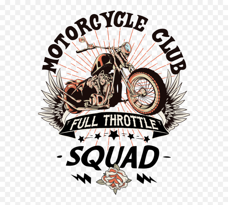 T Shirt Designs - Motorcycle Throttle Designs Logo Motor Club T Shirt Design Emoji,T Shirt Logo Design