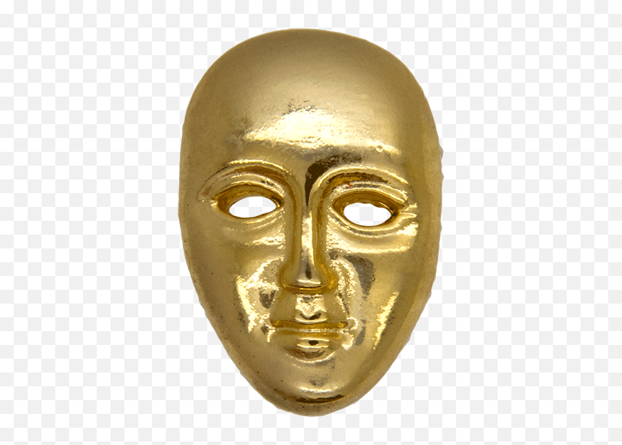 Gold Masquerade Mask Png - Mask Pin Gold 3d Mask Golden Mask Png Transparent Emoji,Masquerade Mask Transparent Background