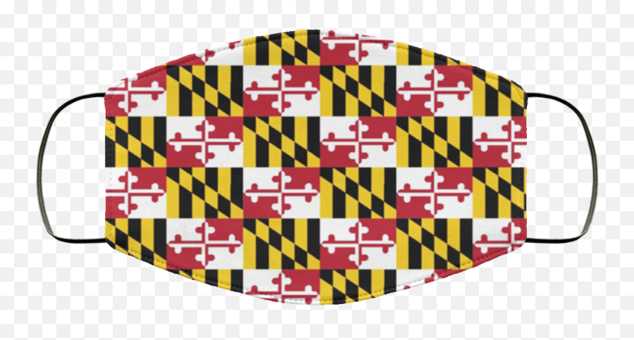 Maryland Flag Pattern Face Mask Emoji,Maryland Flag Png