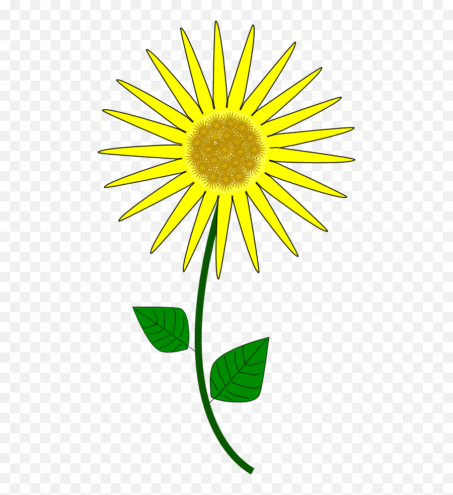 Flower Sunflower Clipart I2clipart - Royalty Free Public Emoji,Sunflower Clipart Png