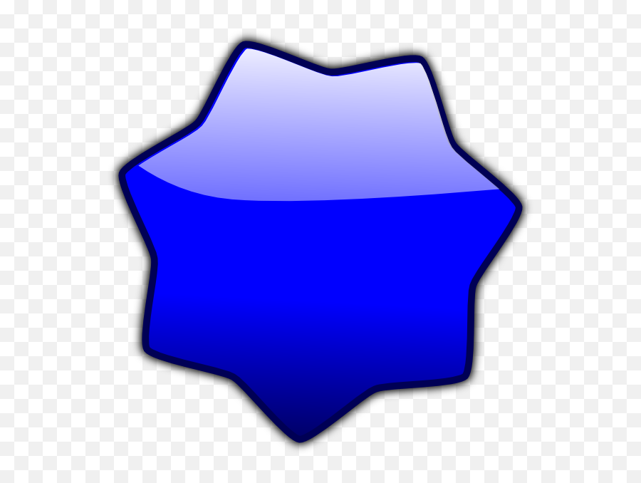Blue Star Clip Art At Clkercom - Vector Clip Art Online Biru Clipart Emoji,Blue Star Png