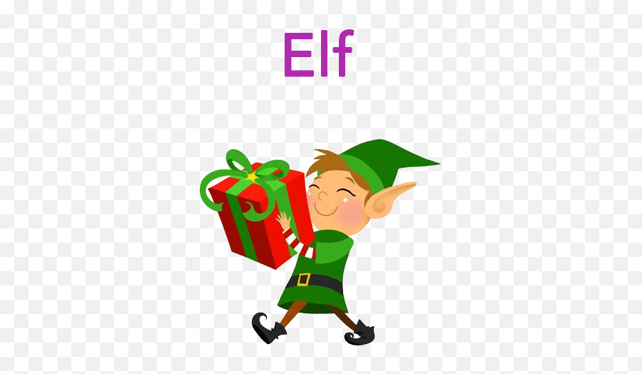 Christmas Gift Clip Art Elf Clipart Emoji,Free Elf Clipart