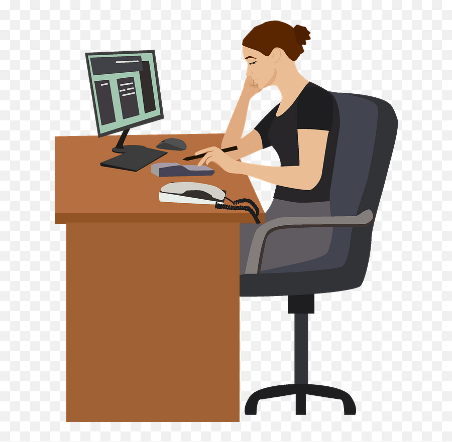 Office Worker Clipart Free Download Transparent Png Emoji,Office Png