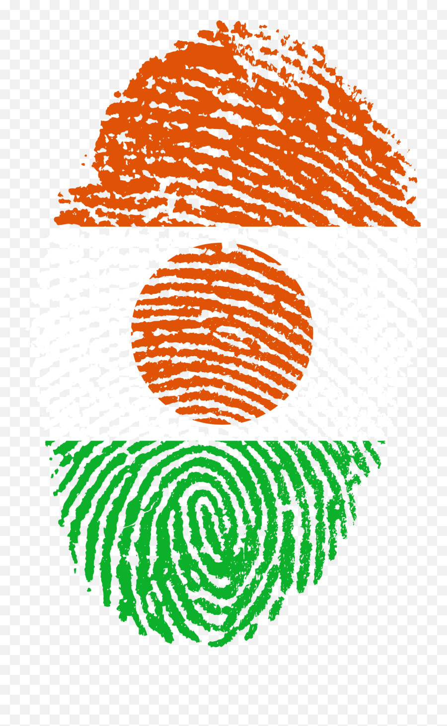 Fingerprint With The Image Of The Flag Of Nigeria Free Image Emoji,Nigerian Flag Png