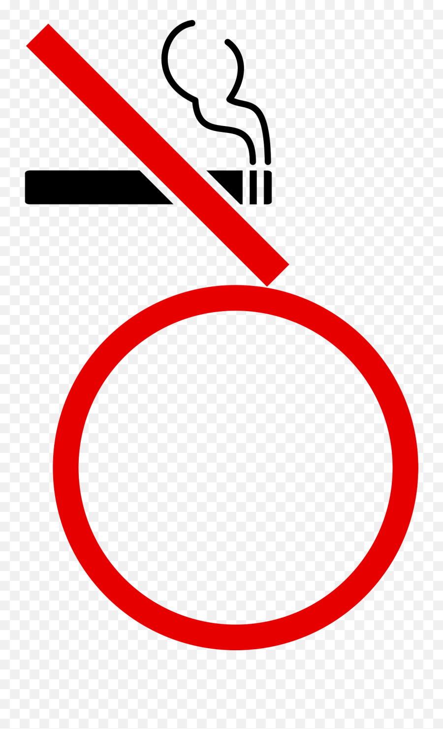 No Smoking Clipart Free Download Transparent Png Creazilla Emoji,Cigarette Clipart Black And White
