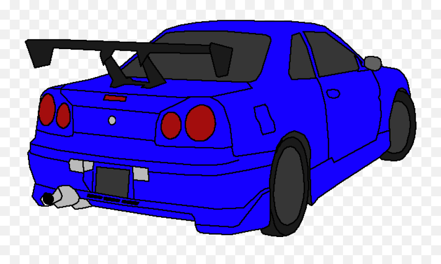 Pixilart - Nissan Skyline Gtr R34 By Jadielgg Emoji,Nissan Skyline Logo