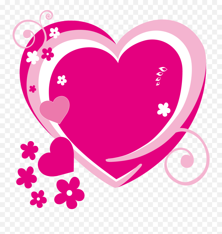 Pink Heart Png Transparent - Free Vector Design Cdr Ai Emoji,Pink Hearts Transparent