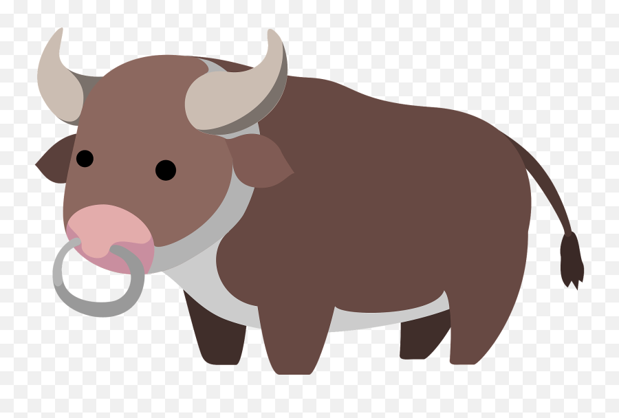 Bull Clipart - Animal Figure Emoji,Bull Clipart