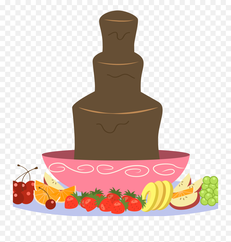 Transparent Chocolate Fountain Clipart - Free Clip Art Chocolate Fountain Emoji,Waterfall Clipart