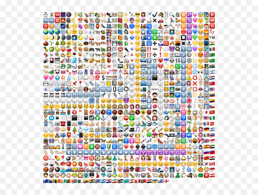 Google Emoji Sprite Sheet Png - Emoji Sprite Sheet Png,100 Emoji Png