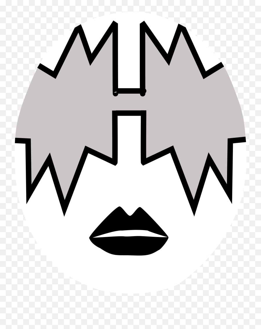 Kiss Makeup Stencils - Kiss Spaceman Makeup Emoji,Kiss Band Logo