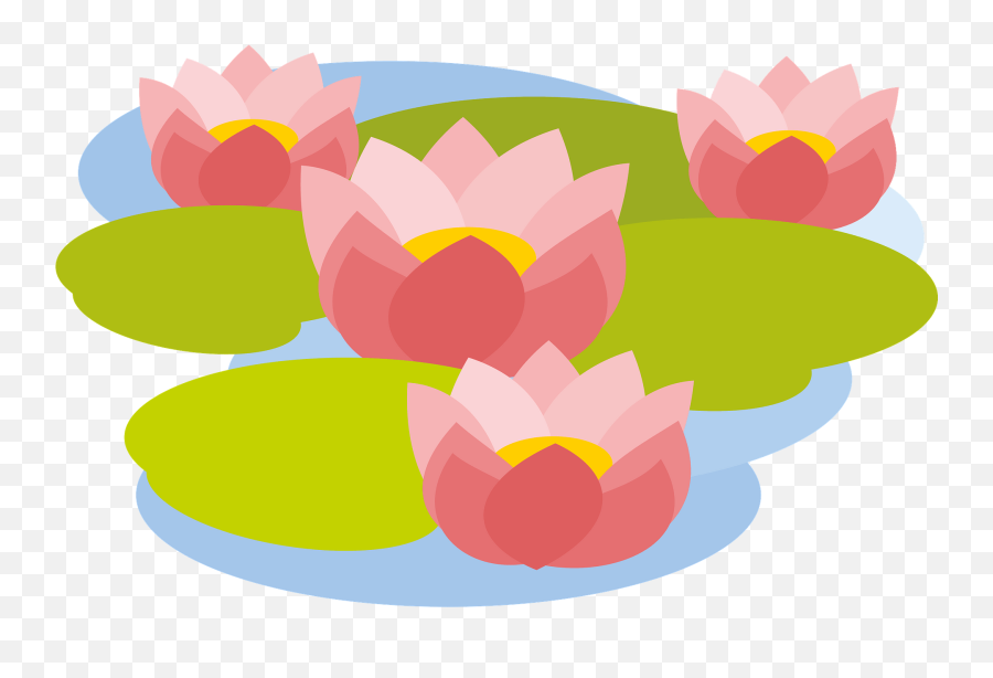Lotus Flower Clipart - Nymphaea Nelumbo Emoji,Lotus Flower Clipart