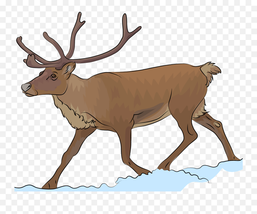 Reindeer Clipart - Realistic Reindeer Clipart Emoji,Reindeer Clipart