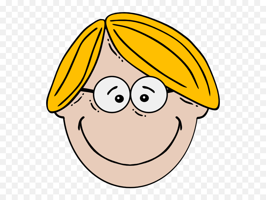 Blonde Hair Clipart - Clipart Blond Emoji,Little Boy Clipart