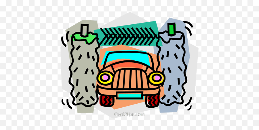 Car Wash Royalty Free Vector Clip Art - Car Emoji,Car Wash Clipart