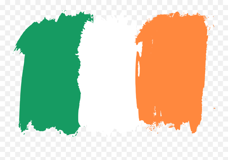 Irish Flag Paint Png Transparent - Flag Ireland Png Emoji,Irish Clipart