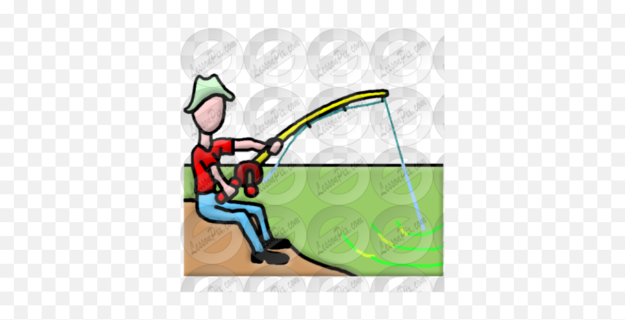 Fishing Picture For Classroom Therapy - Bow Emoji,Fishing Clipart