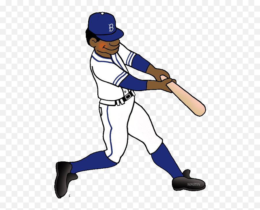 Black History Month Clip Art By Phillip Martin Jackie Robinson - Drawing Simple Jackie Robinson Emoji,Black History Clipart