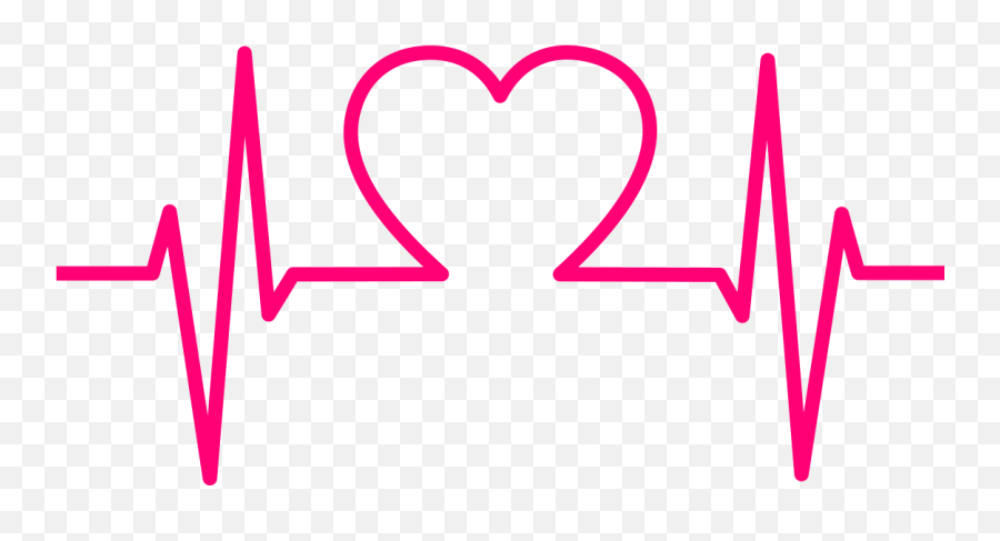 Line Clipart Heart Beat - Transparent Background Heartbeat Clipart Emoji,Line Clipart