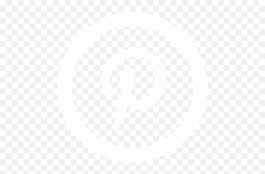 White Pinterest 5 Icon - Icon Png White Emoji,Pinterest Logo Transparent
