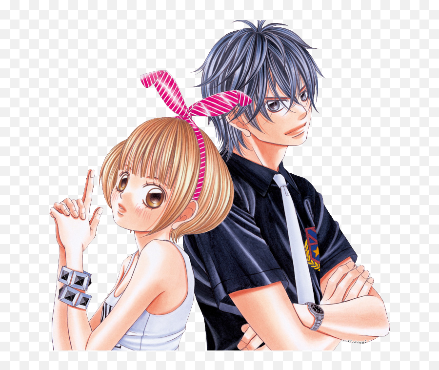 Anime Couple Pose Transparent Png Png Play - Cute Anime Couple Emoji,Anime Transparent