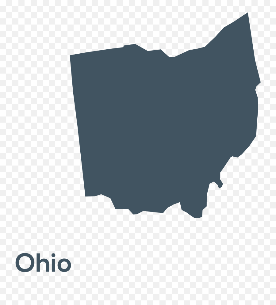 State Of Ohio Clipart Transparent - Clip Art Emoji,Ohio Clipart
