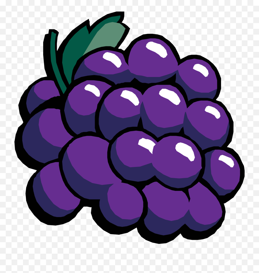Grape Clipart Free - Grapes Clip Art Emoji,Grapes Clipart
