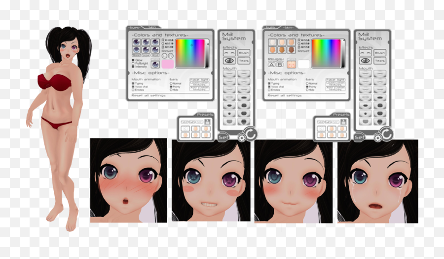 Anime Mesh Head Emoji,Anime Head Png