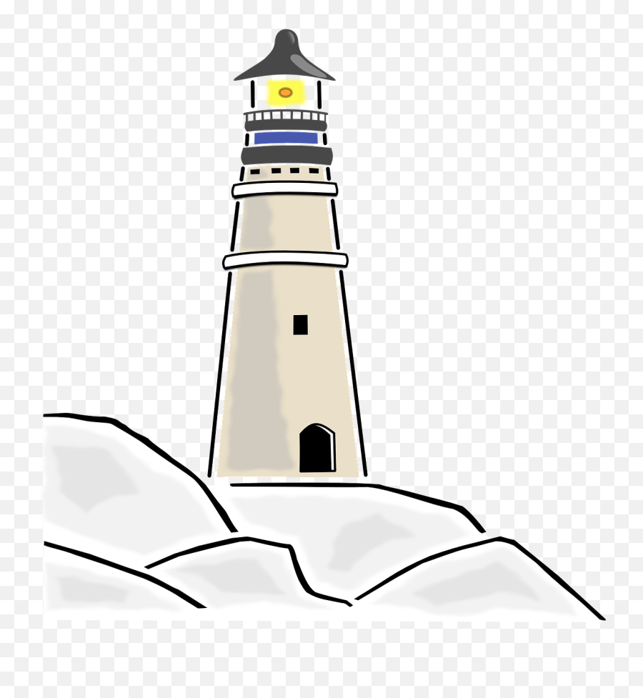 Free Image On Pixabay - Lighthouse Building Light Ocean Emoji,Ocean Background Clipart