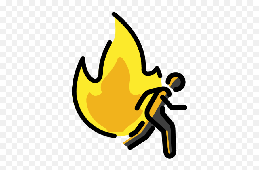 Evacuate Fire Emoji - Download For Free U2013 Iconduck,Flame Emoji Transparent