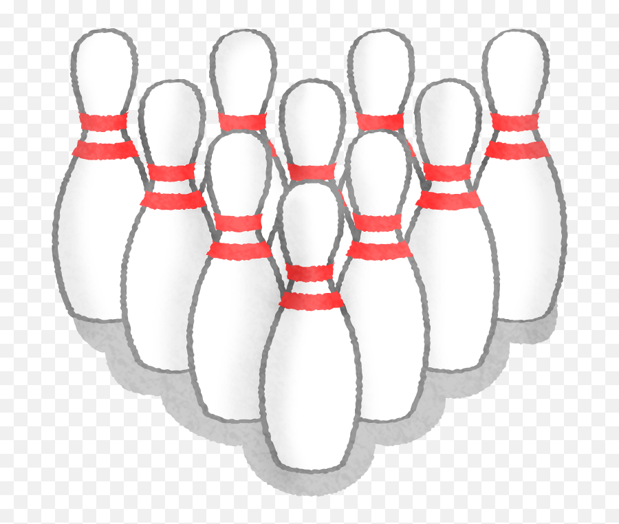 Bowling Pins Free Clipart Illustrations - Japaclip Emoji,Bowling Alley Clipart