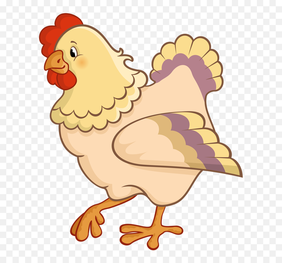 Chickenclip Artbeautiful - Gallina Dibujo Sin Fondo Emoji,Hen Clipart