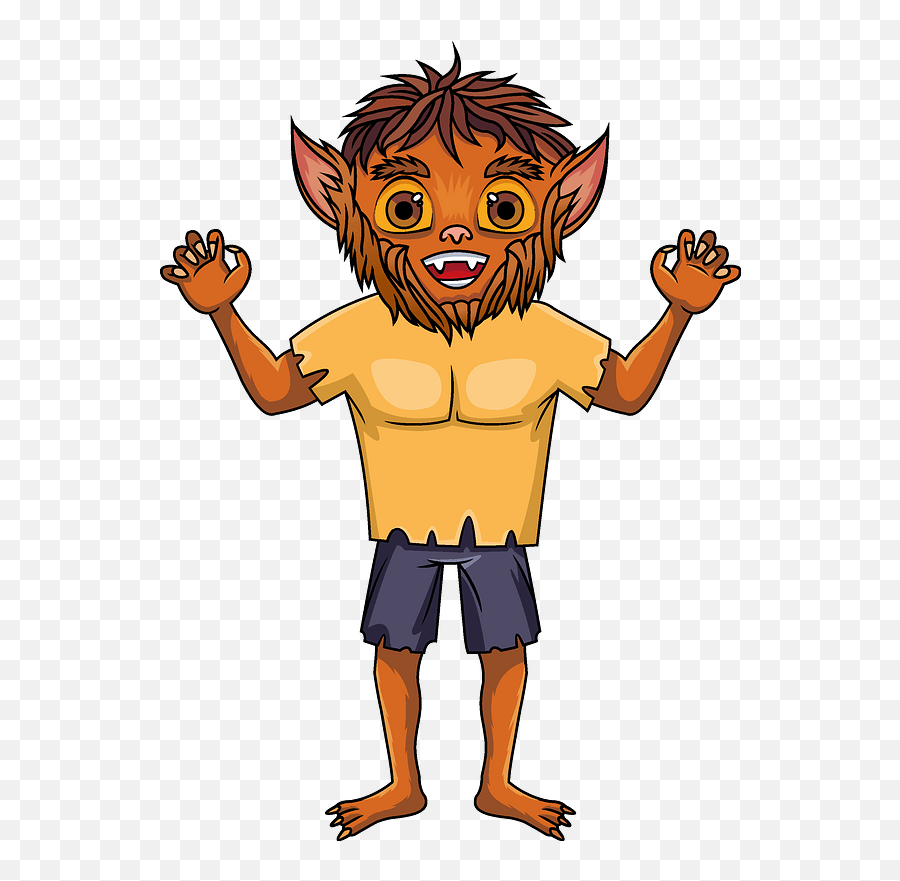 Werewolf Clipart - Fictional Character Emoji,Werewolf Clipart
