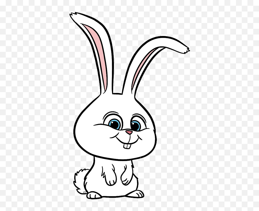 The Secret Life Of Pets Clip Art - Secret Life Of Pets Bunny Coloring Page Emoji,Snowball Clipart