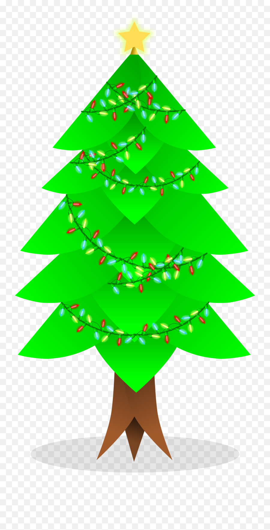 Christmas Tree Vector Christmas Tree Christmas Tree - Class 7 Christmas Tree Emoji,Free Christmas Tree Clipart