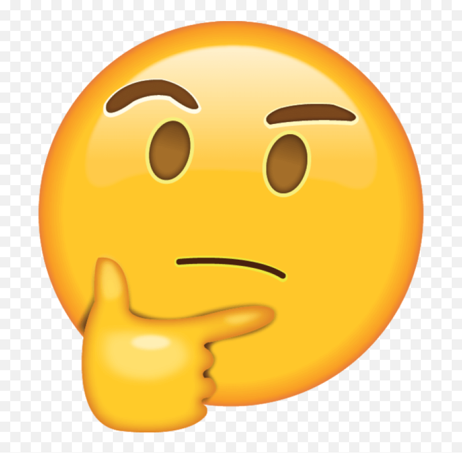 Thinking Smiley Face - Whatsapp Thinking Emoji Png,Smiley Face Png