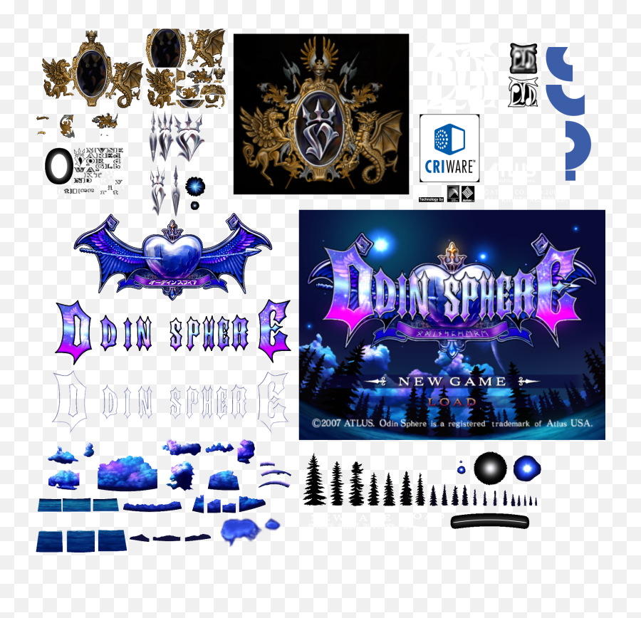 Playstation 2 - Odin Sphere Title Screen The Spriters Odin Sphere Title Screen Emoji,Playstation 2 Logo