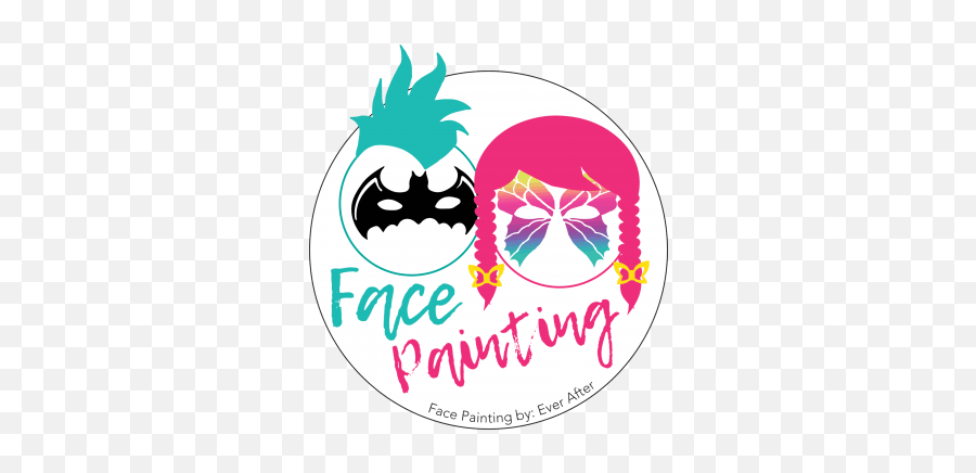 Want An Awesome Face Painter Call Ever After Princess - Face Painting Background Clipart Emoji,Princess Wand Clipart