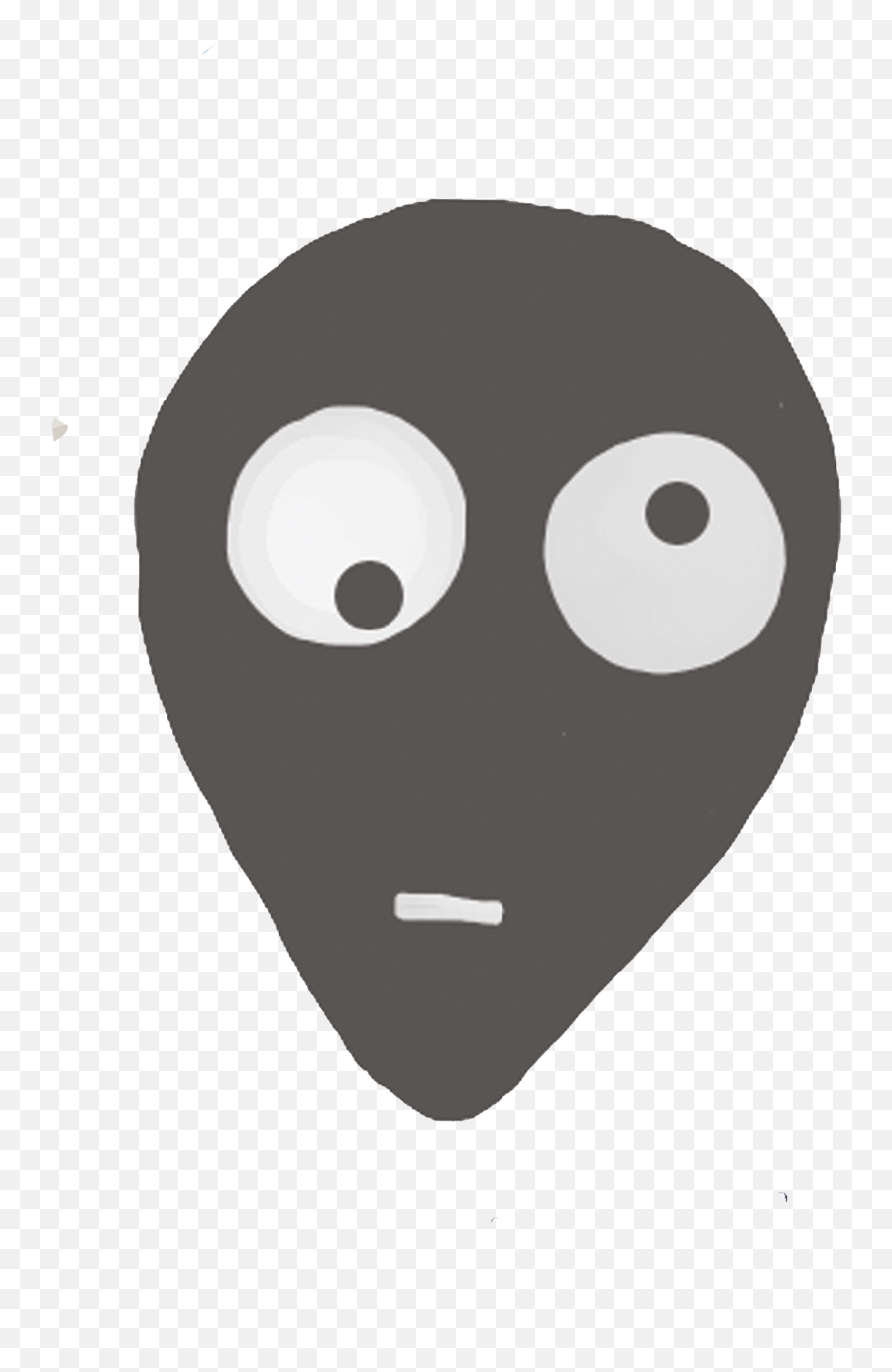 Download Hd Stickers Derp Alien Png Alien Derp - Face Mask Emoji,Alien Face Png